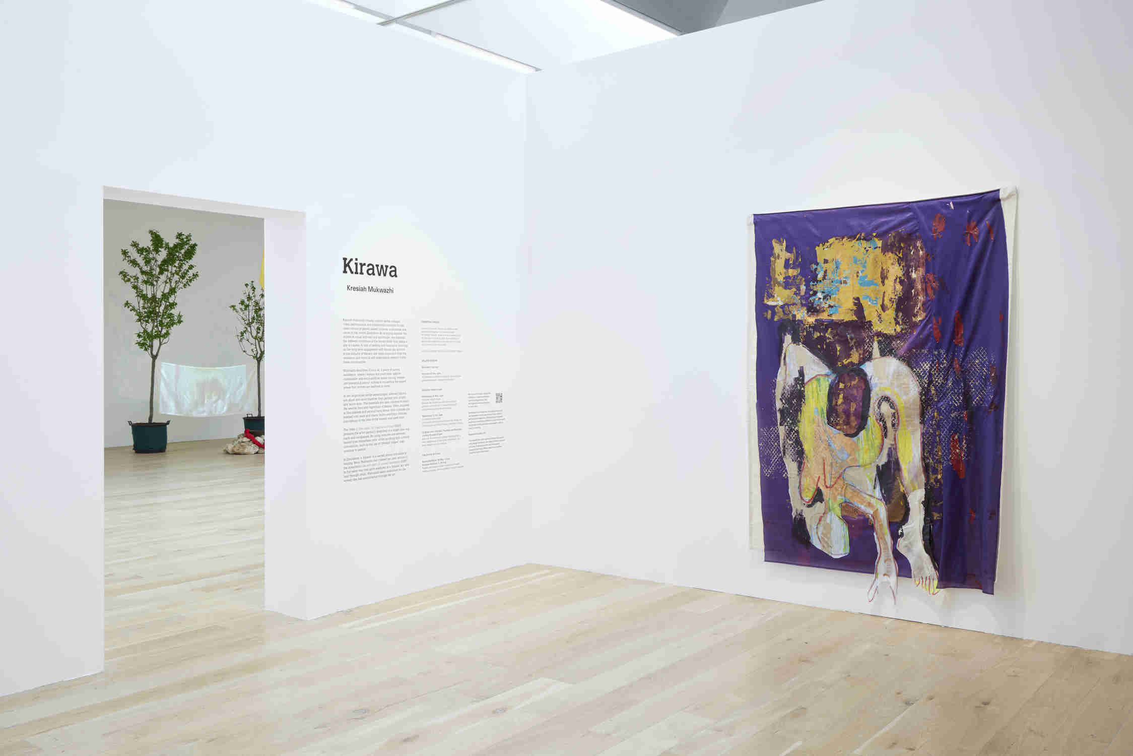 Kresiah Mukwazhi Kirawa Installation View At Nottingham Contemporary, 2023. Courtesy Nottingham Contemporary. Photo Stuart Whipps